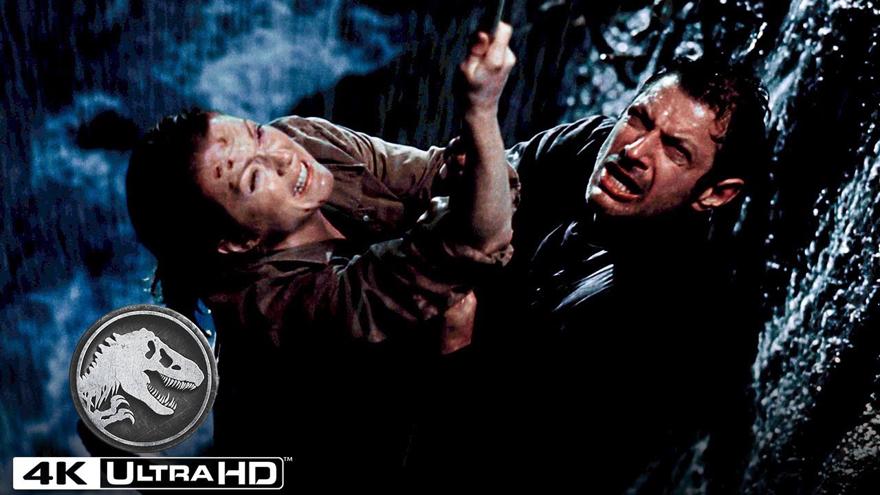 Відео до фільму Парк Юрського періоду 2. Загублений світ | A Family of T. Rexes Pushes Ian Malcolm Off of a Cliff
