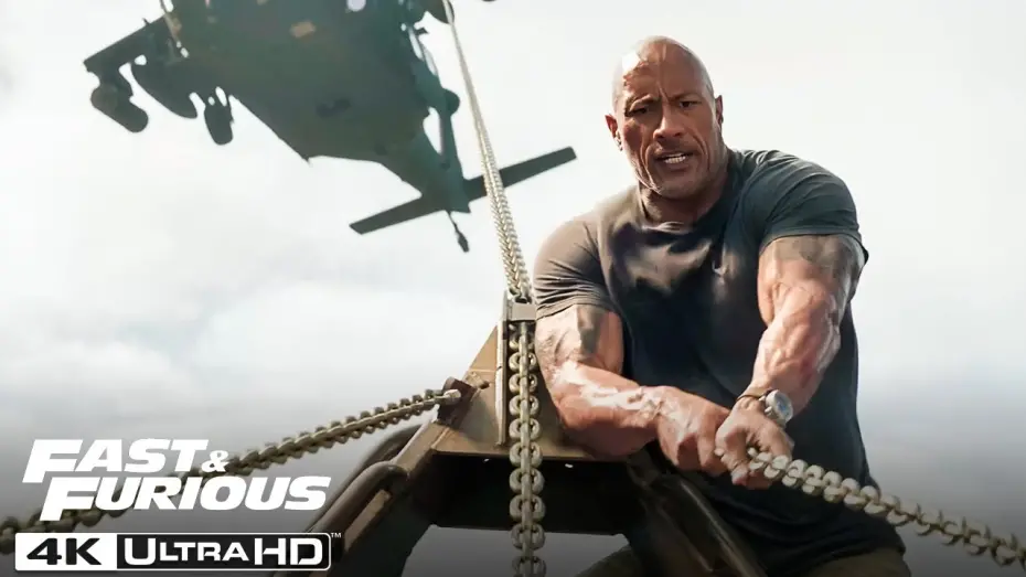 Відео до фільму Форсаж: Гоббс та Шоу | Hooking a Helicopter to a Truck