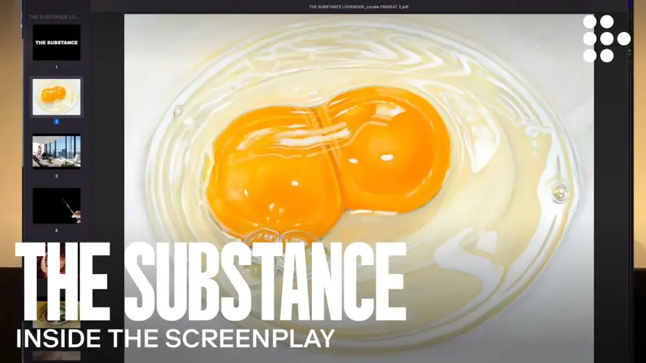 Відео до фільму Inside the Screenplay of The Substance | THE SUBSTANCE | Inside the Screenplay | MUBI