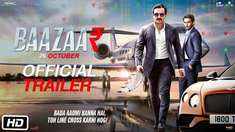 Відео до фільму Baazaar | Baazaar - Official Trailer | Saif Ali Khan, Rohan Mehra, Radhika A, Chitrangda S | Gauravv K Chawla
