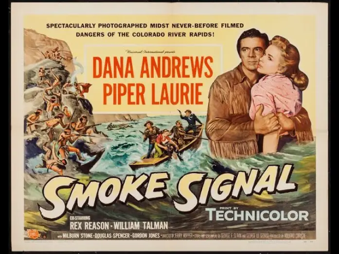 Відео до фільму Smoke Signal | SMOKE SIGNAL (1955) Theatrical Trailer - Dana Andrews, Piper Laurie, Rex Reason