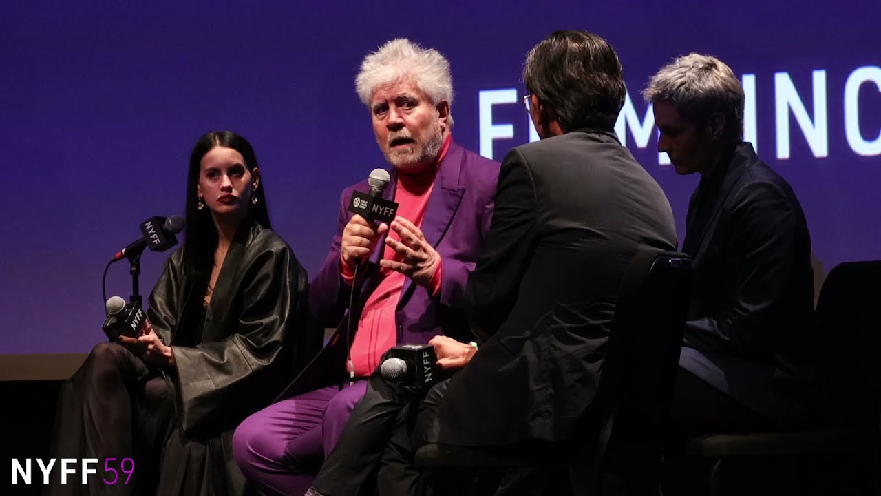 Відео до фільму Паралельні матері | Parallel Mothers Q&A with Pedro Almodóvar, Penélope Cruz & Milena Smit | NYFF59