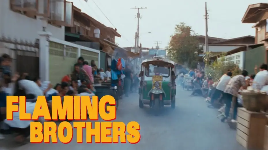Відео до фільму Flaming Brothers | Tuk-tuk chase sequence through a bustling Thai marketplace