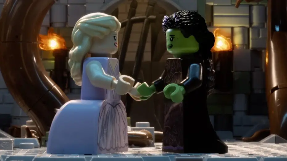 Відео до фільму Wicked: For Good | On the Set of Wicked: For Good (Official LEGO Brickified)