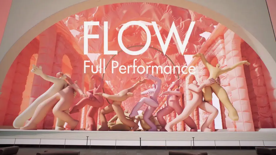 Відео до фільму Flow | Public Media Art &ldquo;FLOW&rdquo; Full Performance | Outernet London