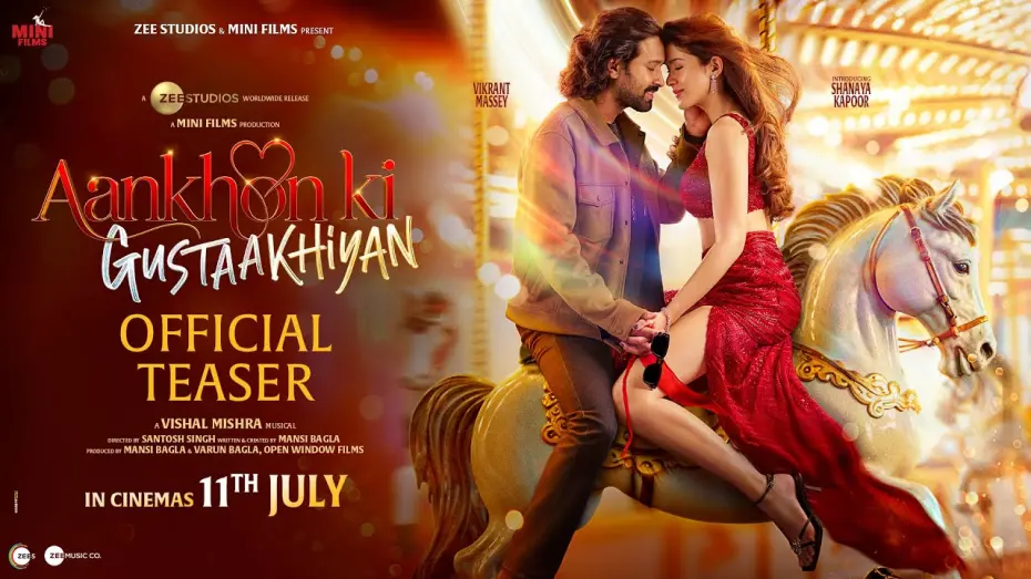Відео до фільму Aankhon ki Gustaakhiyan | Aankhon Ki Gustaakhiyan Official Teaser | Vikrant M | Shanaya K | Vishal M | In Cinemas 11th July