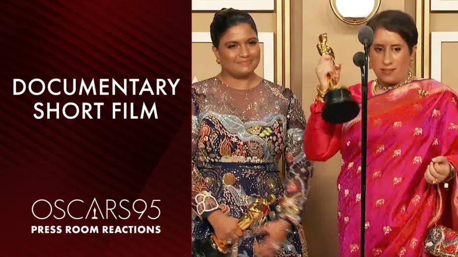 Відео до фільму Заклинателі слонів | Documentary Short | The Elephant Whisperers | Oscars95 Press Room Speech