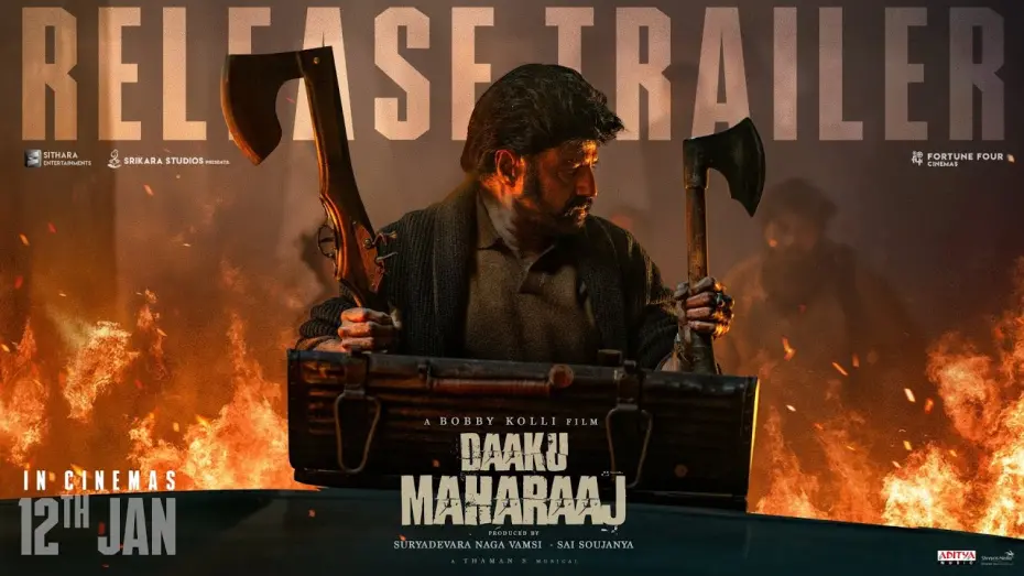 Відео до фільму Daaku Maharaaj | Daaku Maharaaj Release Trailer | NBK, Pragya, Shraddha, BobbyDeol, Urvashi R | Thaman | Bobby Kolli