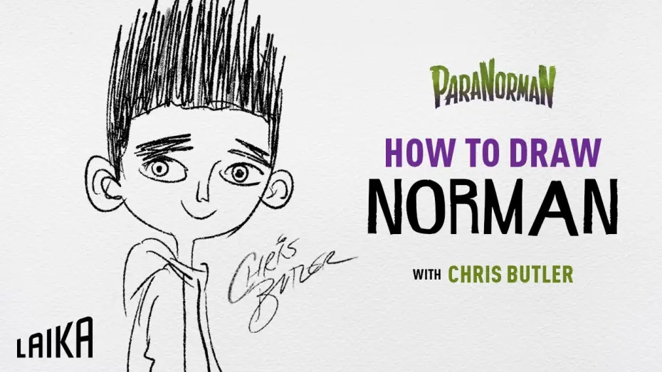 Відео до фільму Паранорман | How to Draw Norman from ParaNorman