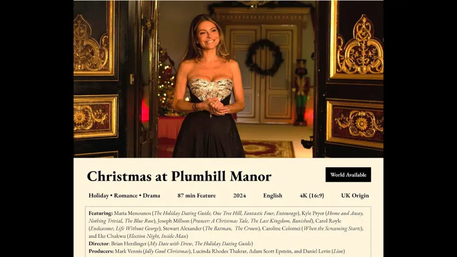 Відео до фільму Christmas at Plumhill Manor | Trailer