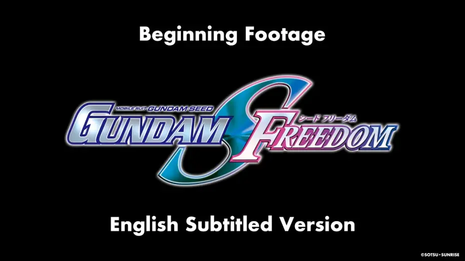 Відео до фільму Mobile Suit Gundam SEED FREEDOM | “Mobile Suit Gundam SEED FREEDOM” Beginning Footage 《Theme Song “FREEDOM”》 (English Subtitle Ver.)