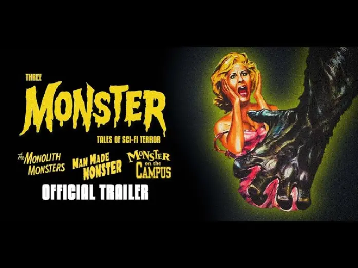 Відео до фільму The Monolith Monsters | THREE MONSTER TALES OF SCI-FI TERROR (Eureka Classics) New & Exclusive Trailer