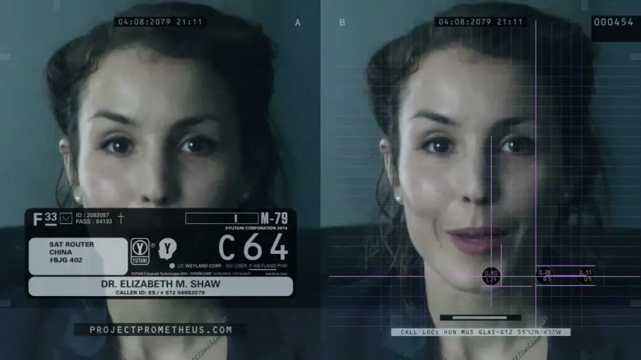 Відео до фільму The Peter Weyland Files: Quiet Eye, Elizabeth Shaw | Prometheus 