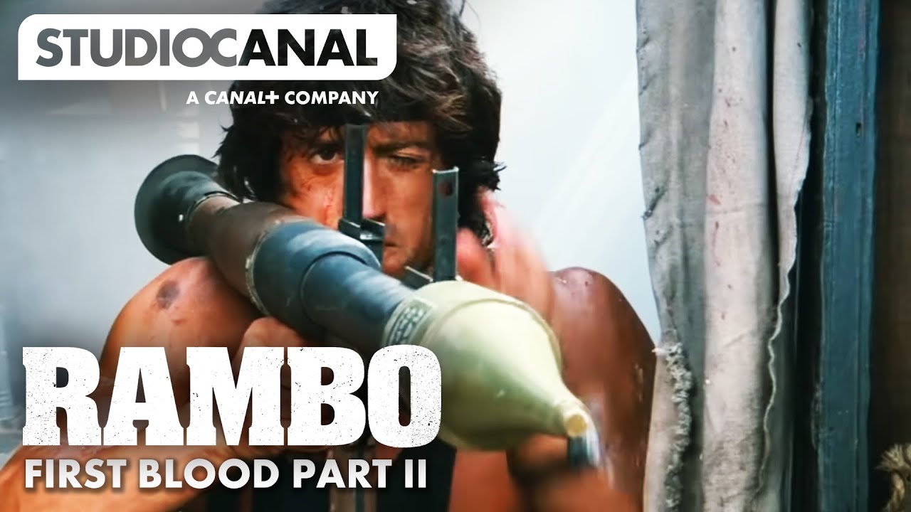 Відео до фільму Рембо. Перша кров. Частина друга | The Boat Fight | Rambo: First Blood Part II with Sylvester Stallone