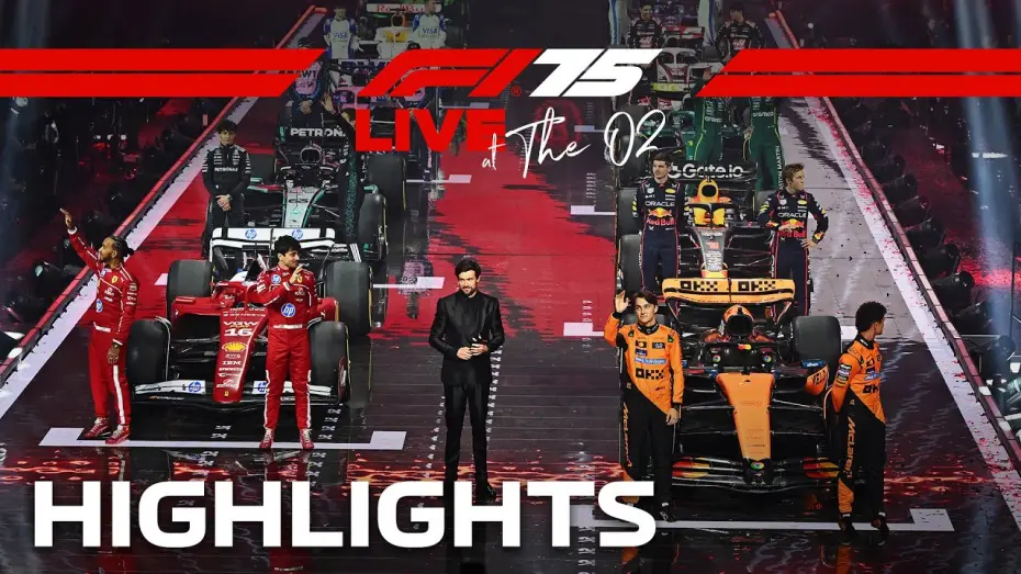 Відео до фільму F1 75 Live at The O2 | F1 75 LIVE Highlights | 2025 F1 Car Liveries Revealed!