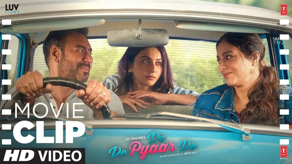 Відео до фільму De De Pyaar De | De De Pyaar De (2019) | "Our First Car Scene" | Ajay Devgn, Tabu, Rakul Preet Singh