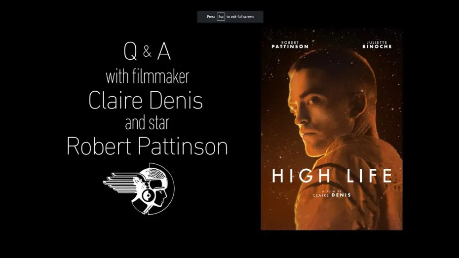 Відео до фільму На висоті | High Life Q&A with Robert Pattinson & Claire Denis