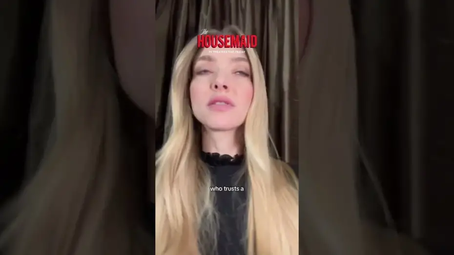 Відео до фільму The Housemaid | we&rsquo;re passing the phone to someone who can keep a secret.