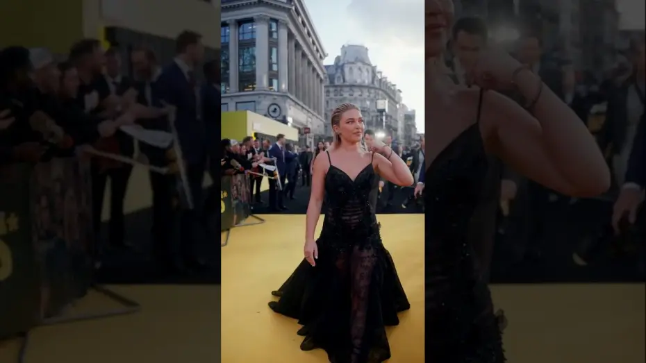Відео до фільму Громовики | Florence Pugh blows a kiss at the European Premiere in London!