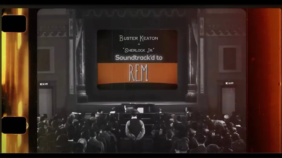 Відео до фільму Buster Keaton’s Sherlock Jr. with R.E.M.