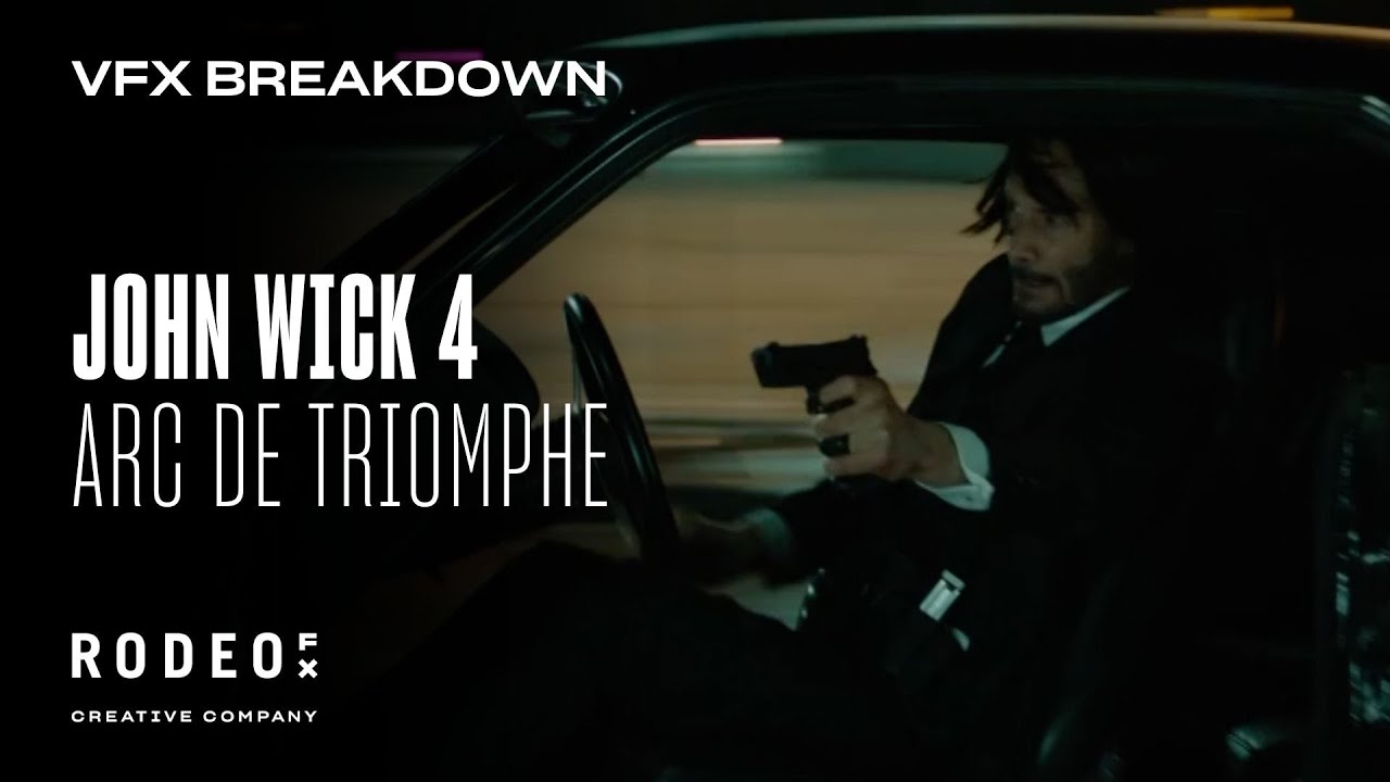 Відео до фільму Джон Уік 4 | John Wick 4 - Arc De Triomphe - VFX Breakdown by Rodeo FX