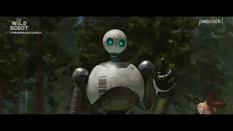 Відео до фільму The Wild Robot | Streaming Now on Peacock