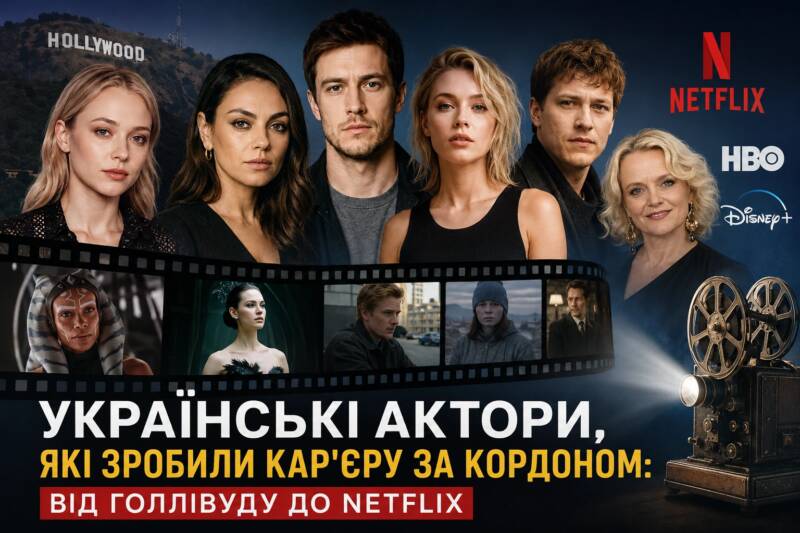 Українські актори, які зробили кар'єру за кордоном: від Голлівуду до Netflix