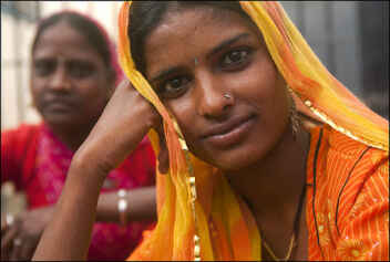 Girl of Indian appearance