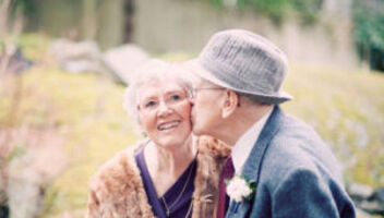 Реальная женатая пара (золотая свадьба)