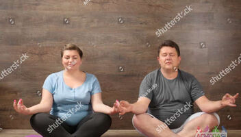 Люди с лишним весом.Съёмка для фотостоков