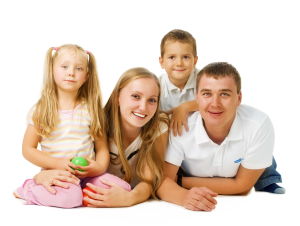 Реальная семья с 2 детьми 6-12 лет. Киев