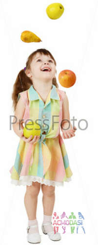 Девочка 7-12 лет, которая умеет жонглировать