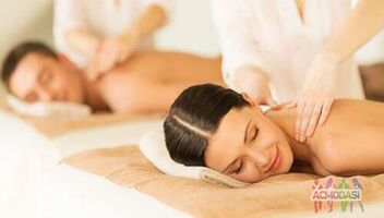 Главные герои на съемку SPA-услуги (парень и девушка)