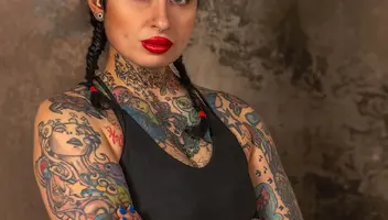 Модель на Kyiv Tattoo Fest