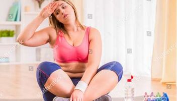 Люди с лишним весом.Съёмка для фотостоков