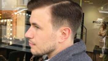 Модель на Мужскую стрижку в салон красоты премиум-класса