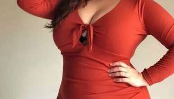 Plus size модель для съемки стокового видео