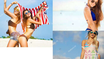 Бикини-фотосессия на пляже