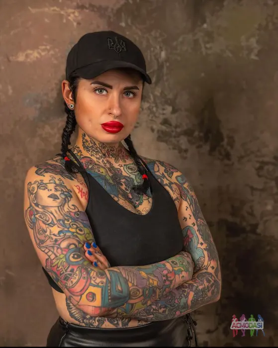 Модель на Kyiv Tattoo Fest