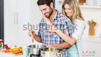 ТФП съемка для фотобанков &quot;Пара на кухне&quot;