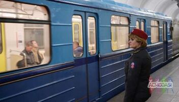 Съемка в метро СТБ
