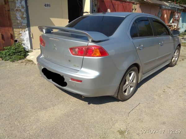 Фото Mitsubishi Lancer x 1.5 2008р.в., сріблястого кольору